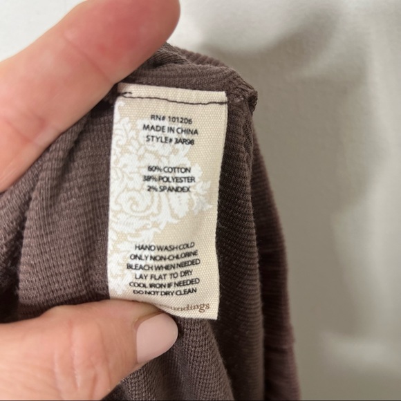 SOFT SURROUNDINGS Corduroy Ribbed Pull-On Skinny Pants - Picture 9 of 9